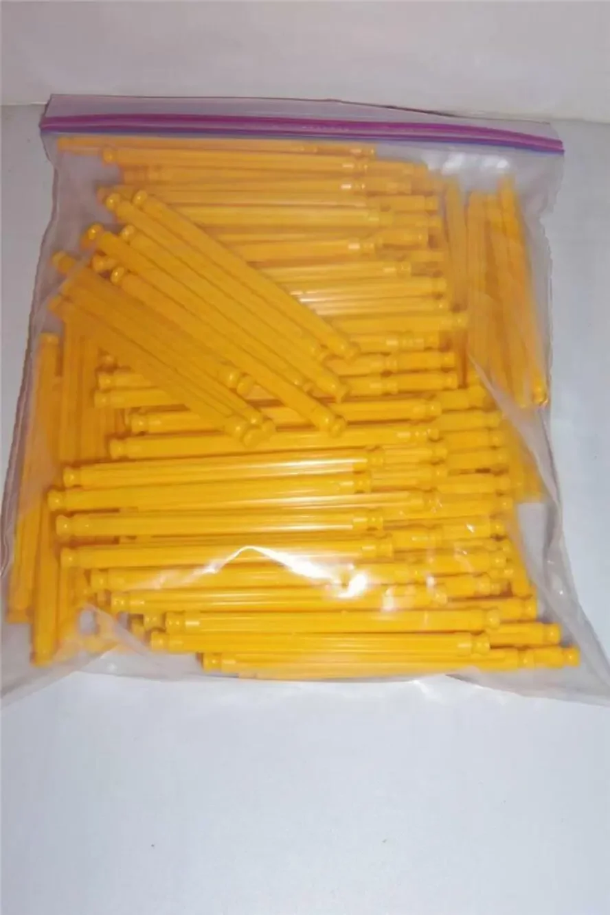 K'NEX 86mm Yellow Rod Pieces Parts Standard Classic Size KNEX -0614T18